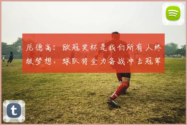 厄德高：欧冠奖杯是我们所有人终极梦想，球队将全力备战冲击冠军